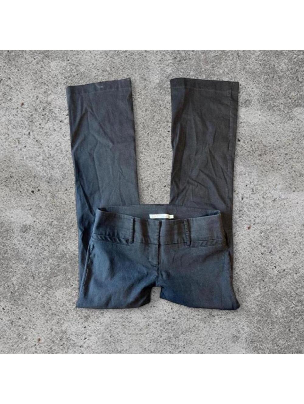 Dynamite charcoal flare tailored pants